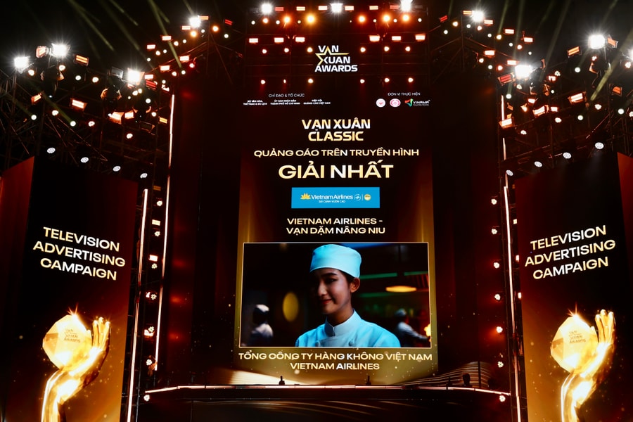 Vietnam Airlines được vinh danh tại Lễ trao giải Quảng cáo sáng tạo - Vạn Xuân Awards 2025