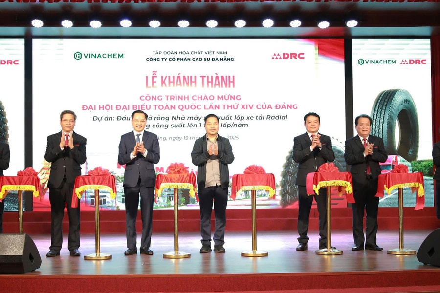 Khánh thành dự án mở rộng Nhà máy lốp Radial DRC 1 triệu lốp/năm