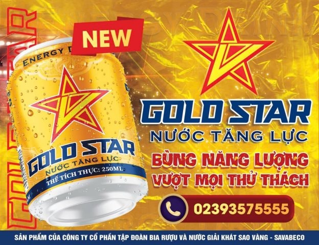 SAVABECO – Nước giải khát Sao Vàng: Ra mắt bộ ba sản phẩm Gold Star
