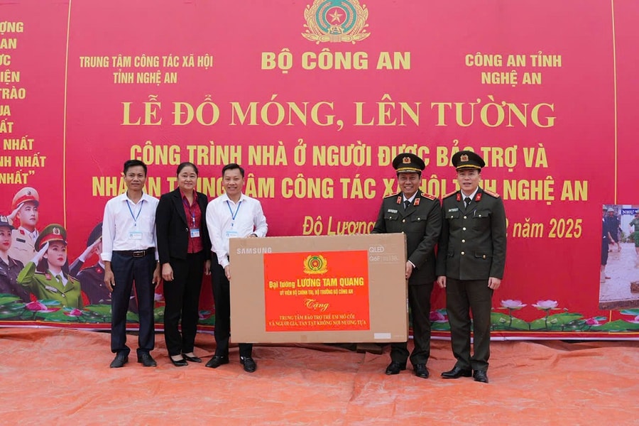Đẩy nhanh tiến độ xây dựng công trình nhà ở người được bảo trợ và nhà ăn Trung tâm công tác xã hội tỉnh Nghệ An