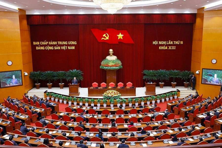 Thông báo Hội nghị lần thứ 15 Ban Chấp hành Trung ương Đảng khóa XIII