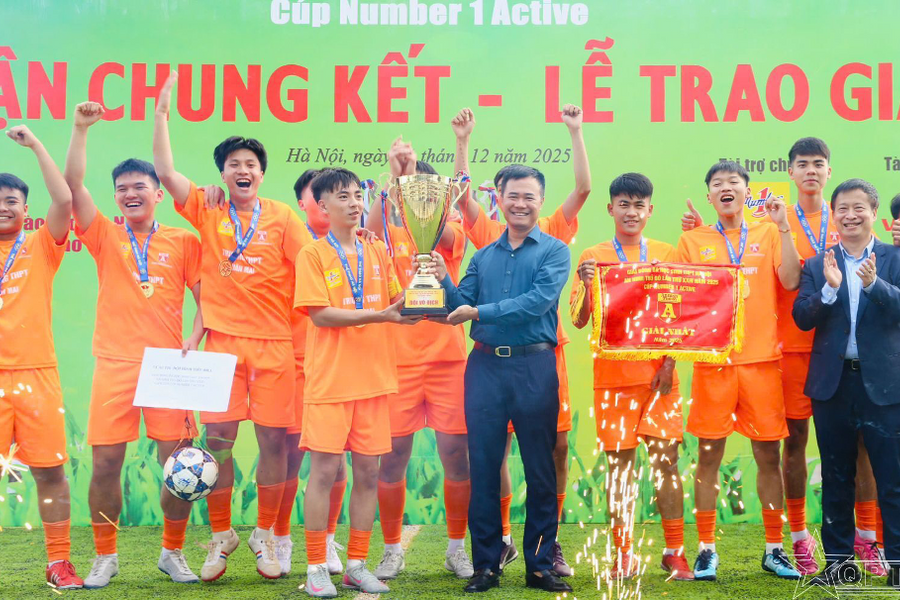 Bóng đá học sinh THPT Hà Nội - An ninh Thủ đô năm 2025 Cúp Number 1 Active: Nơi năng lượng và tài năng tuổi trẻ thăng hoa