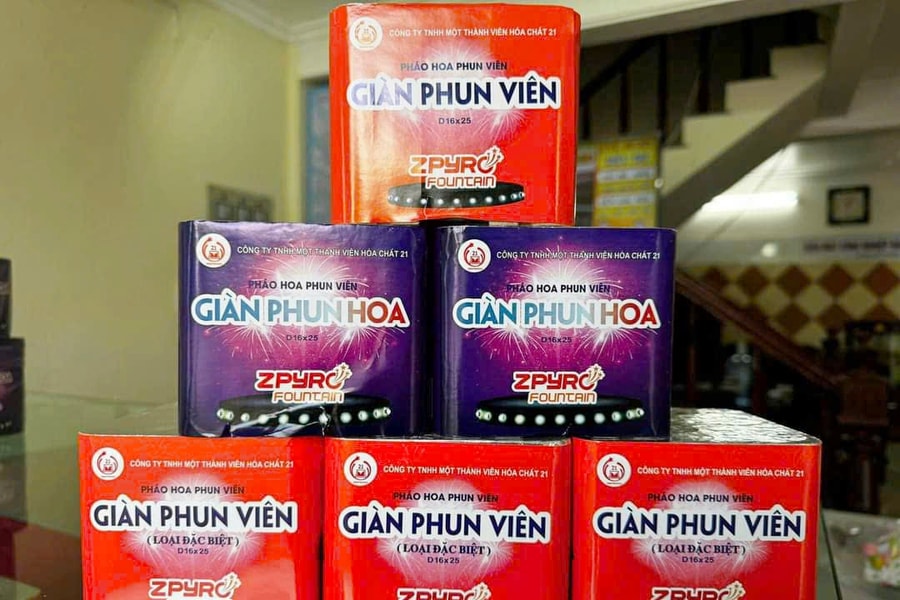 Hà Nội: Cảnh báo tình trạng trà trộn, làm giả pháo hoa Bộ Quốc phòng