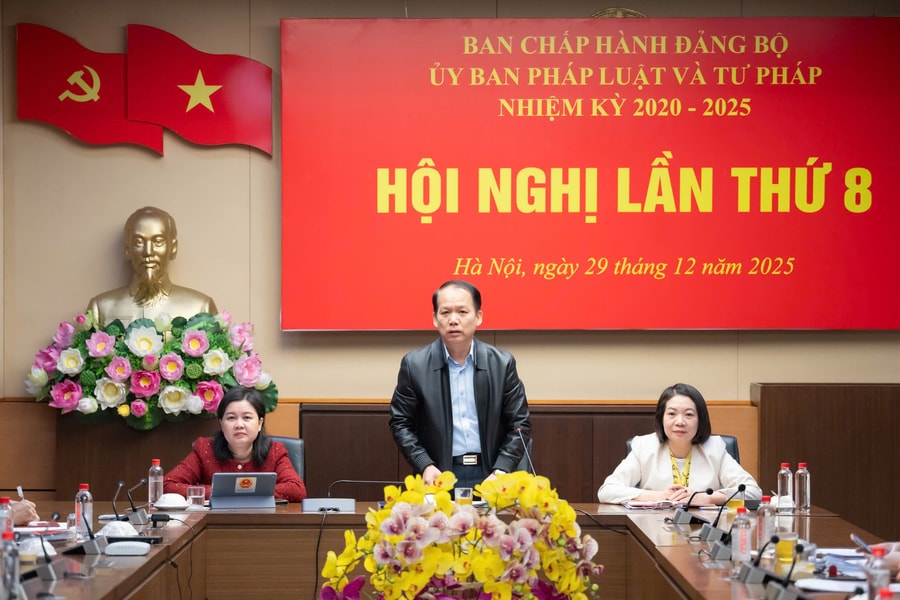 Hội nghị lần thứ 8, Ban Chấp hành Đảng bộ Ủy ban Pháp luật và Tư pháp
