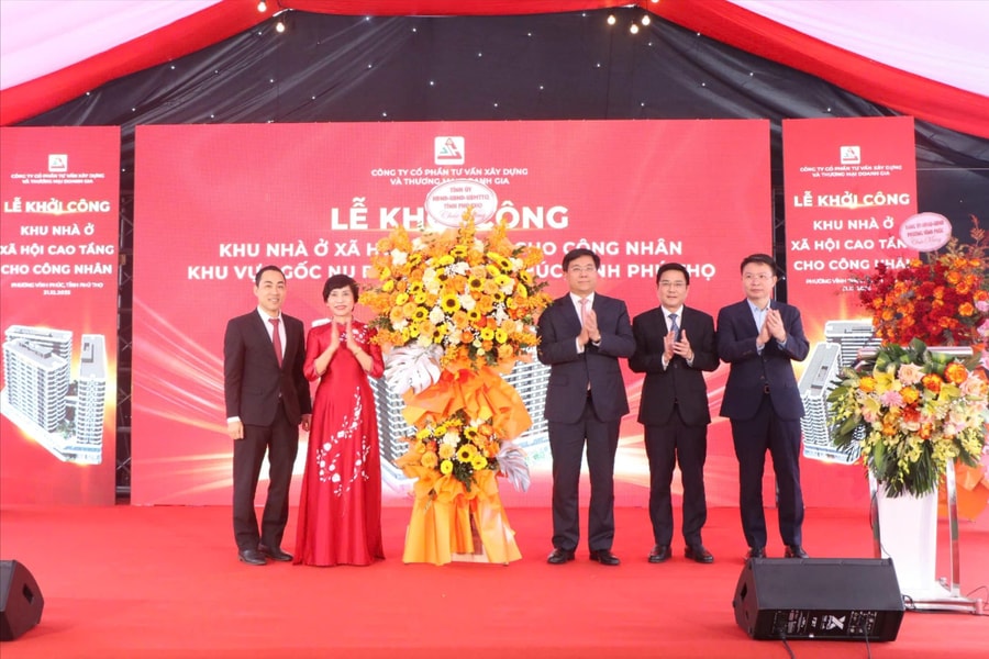 Phú Thọ: Khởi công dự án nhà ở xã hội thứ 10 trong năm 2025