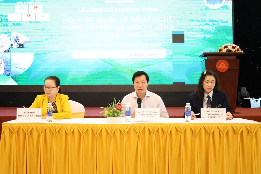 TP. Cần Thơ: 200 gian hàng tham gia trưng bày tại Hội chợ triển lãm Quốc tế Công nghệ Nông nghiệp và Môi trường