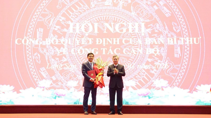 Ông Vũ Hoàng Anh giữ chức Phó Bí thư Tỉnh ủy Lạng Sơn