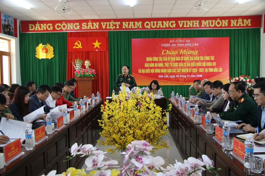 Đắk Lắk: Giữ vững an ninh, trật tự để bầu cử diễn ra an toàn, đúng pháp luật