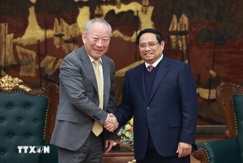 Thủ tướng Phạm Minh Chính tiếp lãnh đạo Tập đoàn xây dựng hạ tầng hàng đầu Trung Quốc