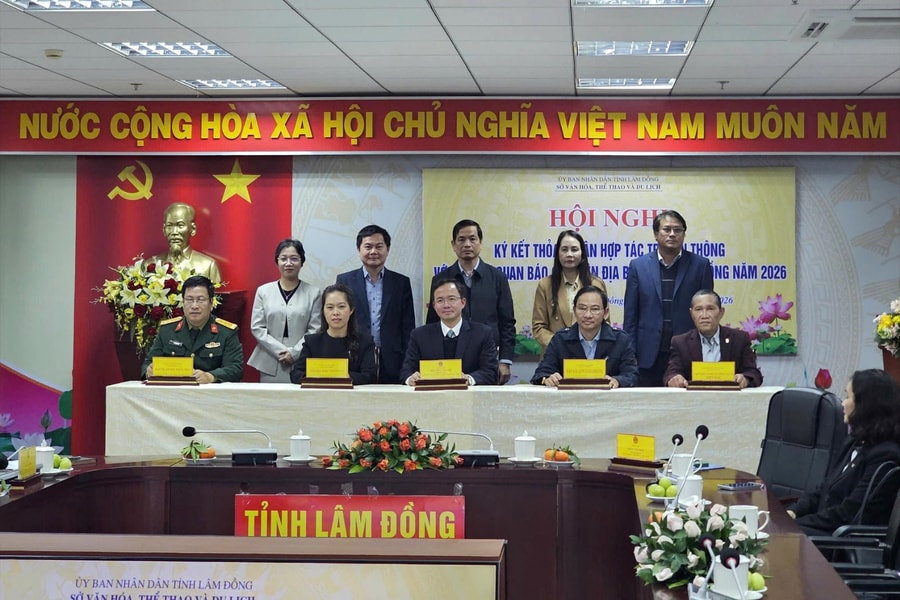 Lâm Đồng ký kết hợp tác truyền thông với 29 cơ quan báo chí