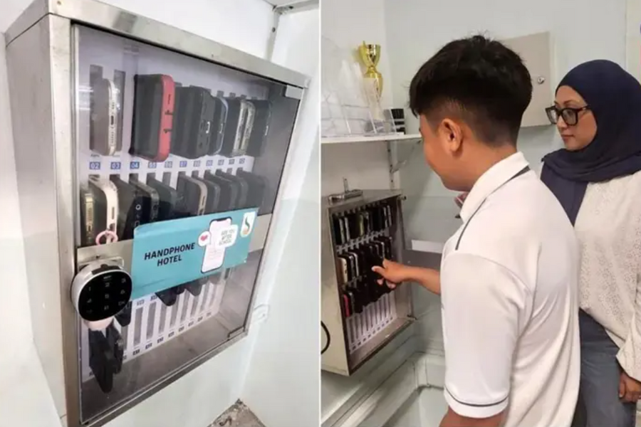 Singapore triển khai tủ khóa điện thoại trong trường học