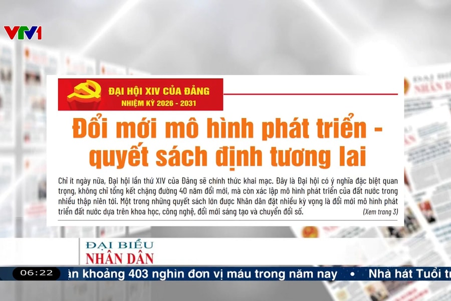 Điểm báo VTV1: Đổi mới mô hình phát triển - quyết sách định tương lai