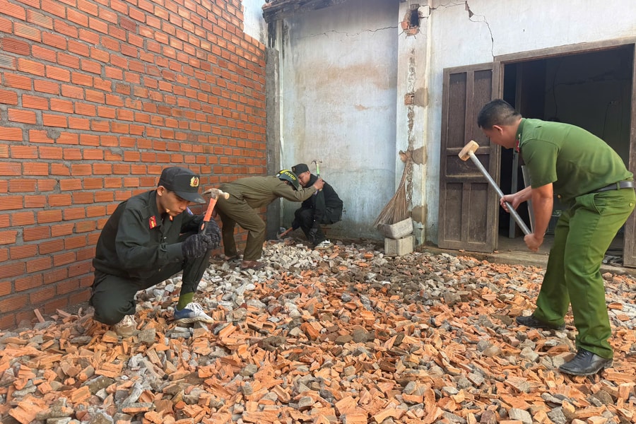 Công an Lâm Đồng tổng kết Chiến dịch Quang Trung, hoàn thành xây dựng 27 căn nhà cho người dân vùng thiên tai