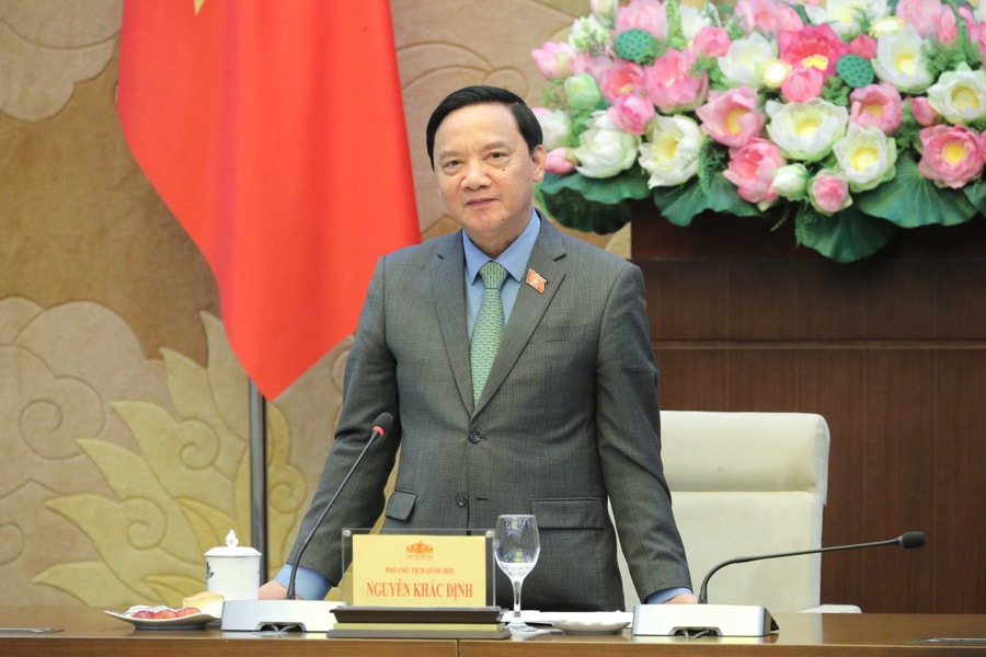 Phó Chủ tịch Quốc hội Nguyễn Khắc Định chủ trì Hội nghị tổng kết công tác chuyển đổi số của Quốc hội