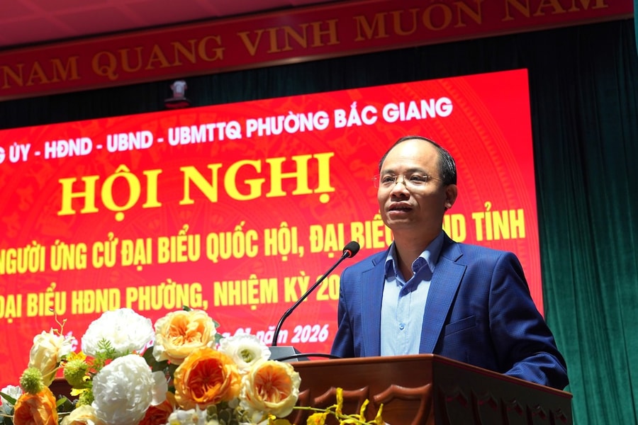 Bắc Ninh: Phường Bắc Giang tổ chức Hội nghị liên tịch lấy ý kiến cử tri nơi công tác với những người được dự kiến giới thiệu ứng cử Đại biểu Quốc hội- HĐND các cấp