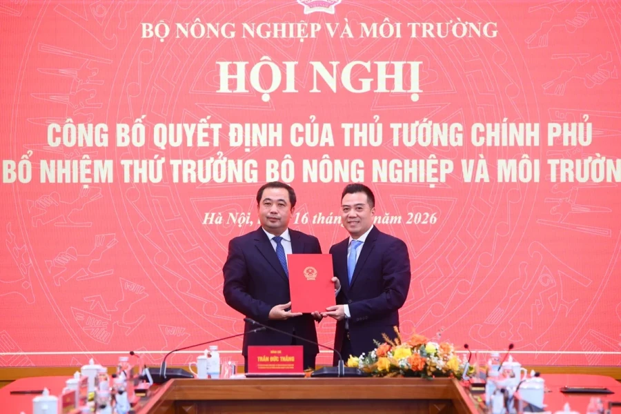 Ông Đặng Ngọc Điệp được bổ nhiệm làm Thứ trưởng Bộ Nông nghiệp và Môi trường