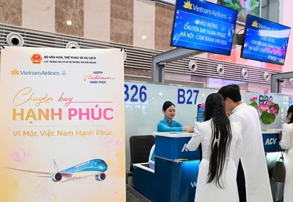 Vietnam Airlines lan tỏa thông điệp “Việt Nam hạnh phúc” từ bầu trời