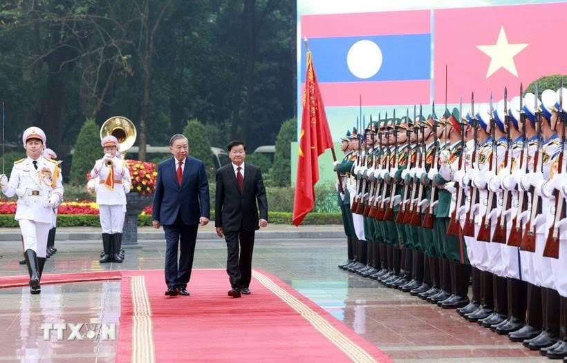 Hai Đảng, hai Nhà nước Việt Nam - Lào tiếp tục tăng cường đoàn kết, gắn bó