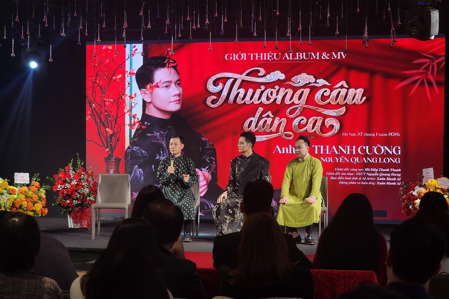 Nhạc sĩ Nguyễn Quang Long ra mắt album "Thương câu dân ca"
