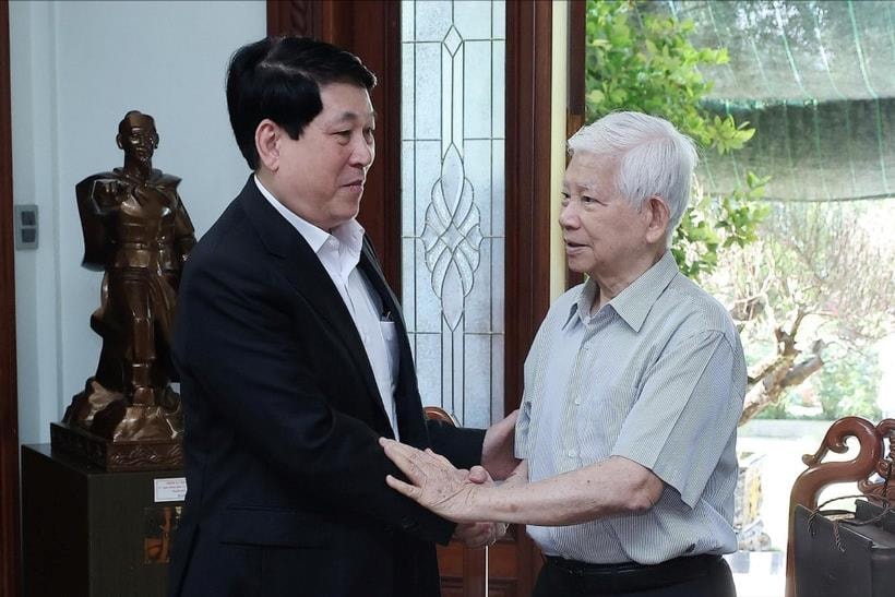 Chủ tịch nước Lương Cường chúc Tết, tri ân các nguyên lãnh đạo Đảng, Nhà nước