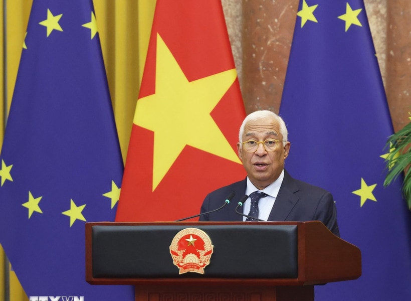 Chủ tịch Hội đồng châu Âu rời Hà Nội, kết thúc chuyến thăm chính thức Việt Nam