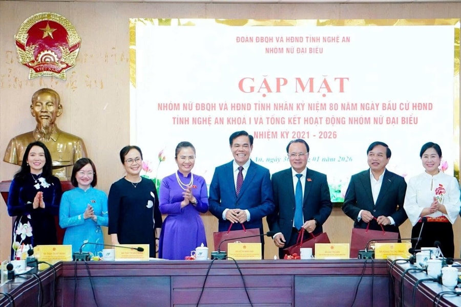 Nghệ An: Gặp mặt, tổng kết hoạt động của Nhóm nữ đại biểu Quốc hội và HĐND tỉnh, nhiệm kỳ 2021 – 2026