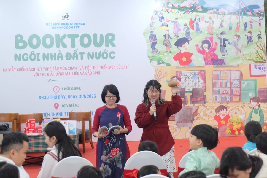 Gieo mầm tình yêu quê hương qua trang sách Tết