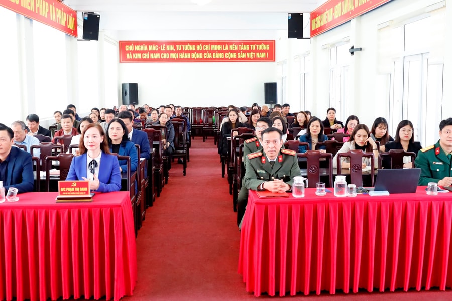Phường Móng Cái 2: Địa phương đầu tiên của tỉnh Quảng Ninh tập huấn nghiệp vụ công tác bảo vệ nền tảng tư tưởng của Đảng