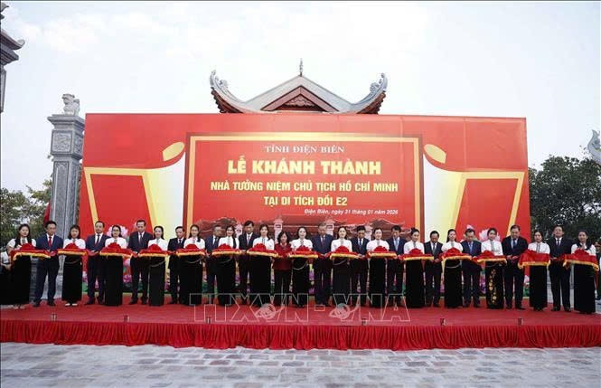 Khánh thành Nhà tưởng niệm Chủ tịch Hồ Chí Minh tại Điện Biên