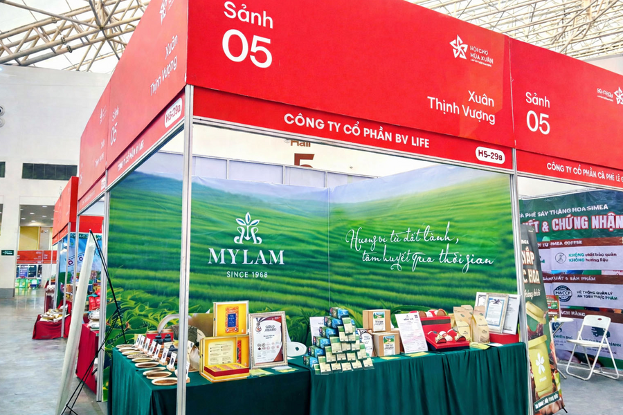 BV Life và Trà Mỹ Lâm tại hội chợ Mùa Xuân 2026: Kết nối di sản trà Việt với không gian xúc tiến Quốc Gia