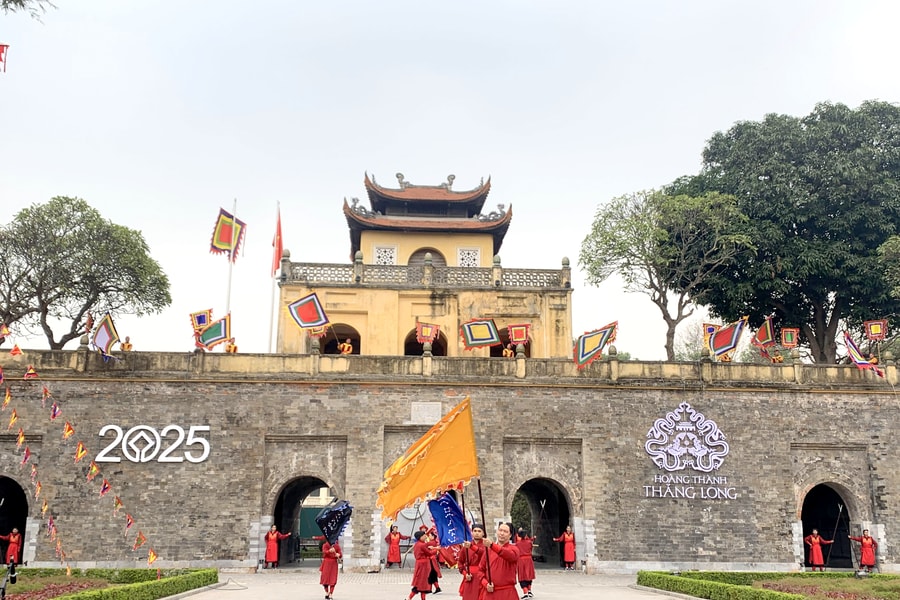 Trưng bày, tái hiện nghi lễ Tết truyền thống tại Hoàng thành Thăng Long