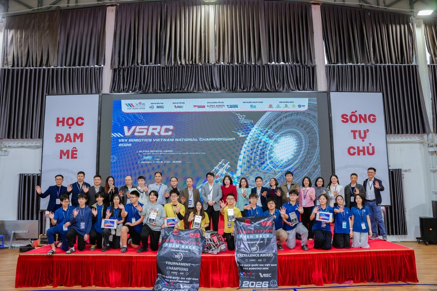 14 đội tuyển của Việt Nam sẽ tham dự VEX Robotics World Championship 2026