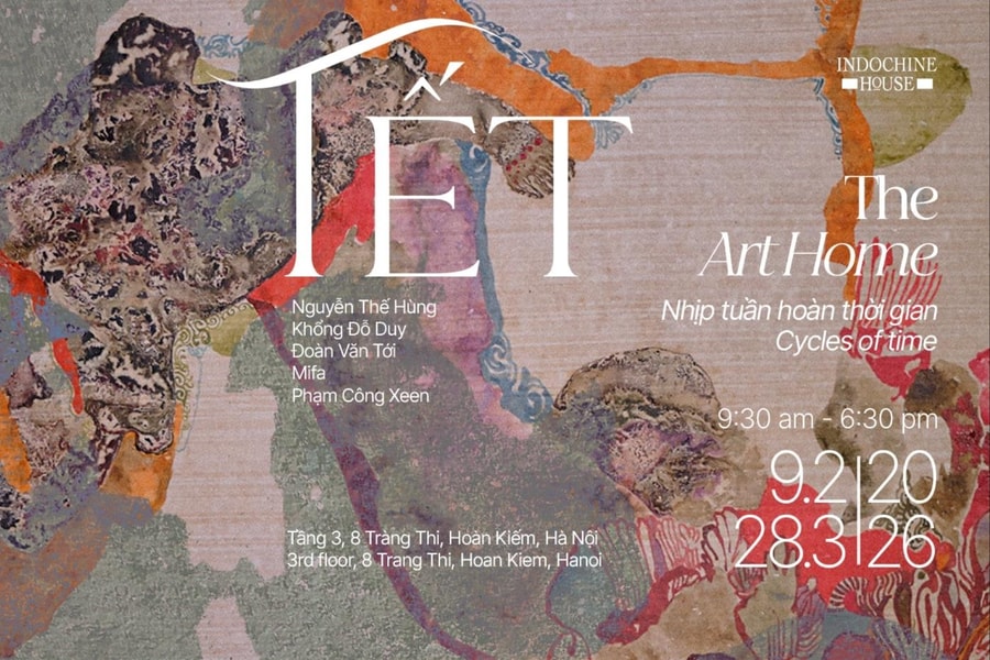 "Tết: The Art Home" - Sự kết nối đa tầng giữa thi ca, gốm sứ và hội họa