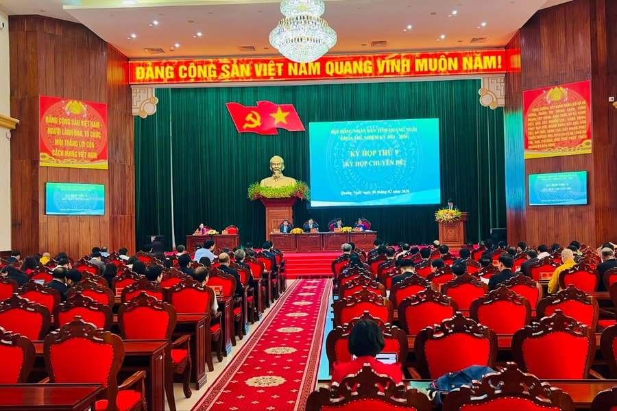 Khai mạc Kỳ họp thứ 9, HĐND tỉnh Quảng Ngãi khoá XIII