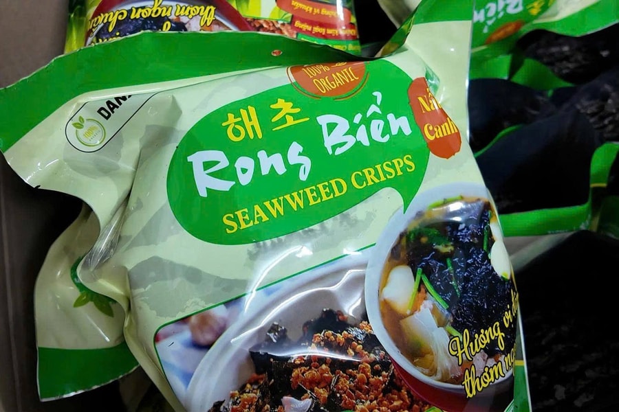 Khởi tố vụ buôn bán thực phẩm giả: Rong biển nhập khẩu “đội lốt” hàng Việt