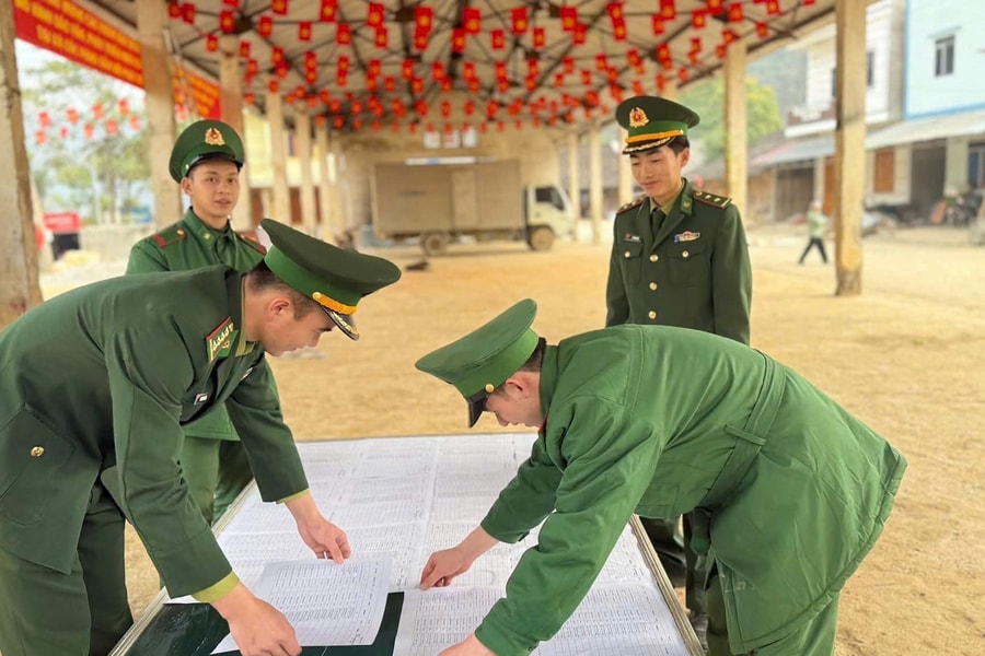 Những người lính quân hàm xanh hướng về bầu cử ĐBQH khoá XVI và Đại biểu HĐND các cấp nhiệm kỳ 2026 - 2031