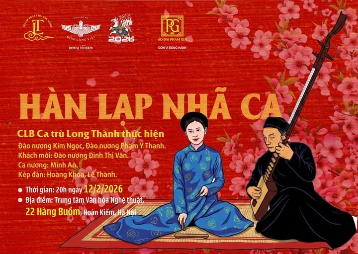 "Hàn Lạp Nhã Ca": Thưởng thức nghệ thuật ca trù tại phố cổ Hà Nội