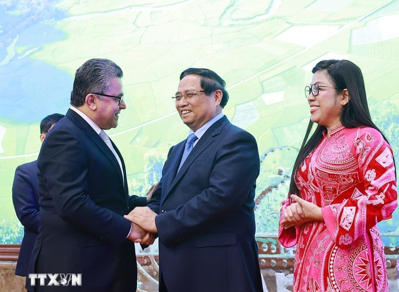 Thủ tướng Phạm Minh Chính và Phu nhân chủ trì chiêu đãi Đoàn ngoại giao tại Việt Nam