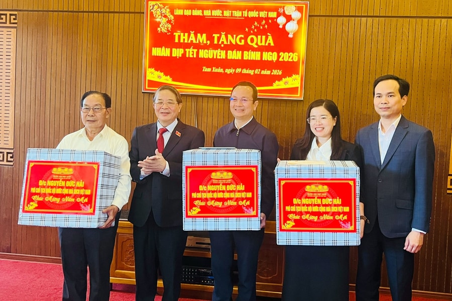 Phó Chủ tịch Quốc hội Nguyễn Đức Hải thăm, chúc Tết tại Đà Nẵng