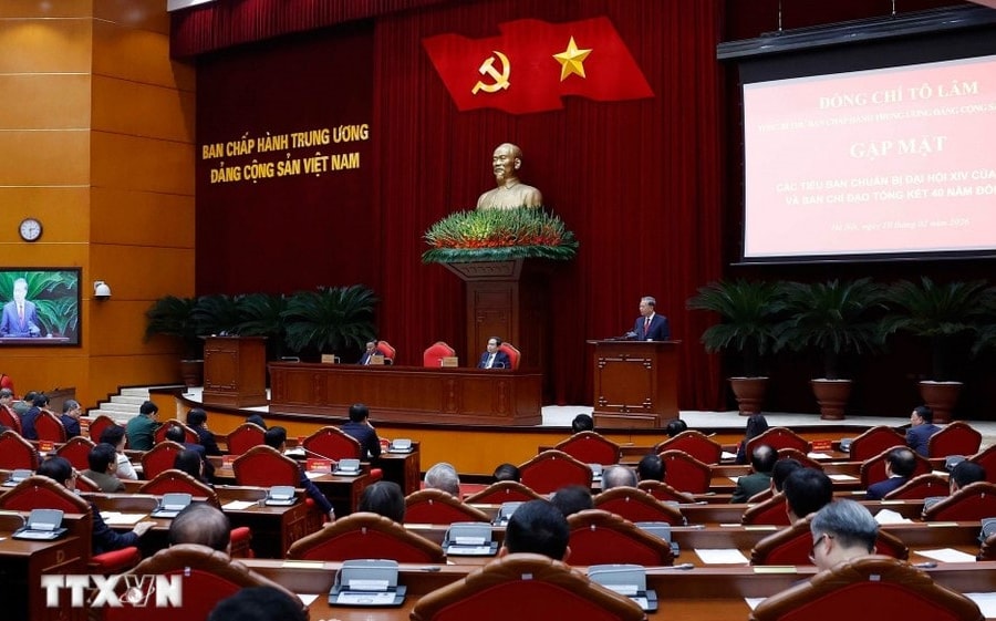 Tổng Bí thư Tô Lâm gặp mặt thành viên các Tiểu ban chuẩn bị Đại hội XIV của Đảng