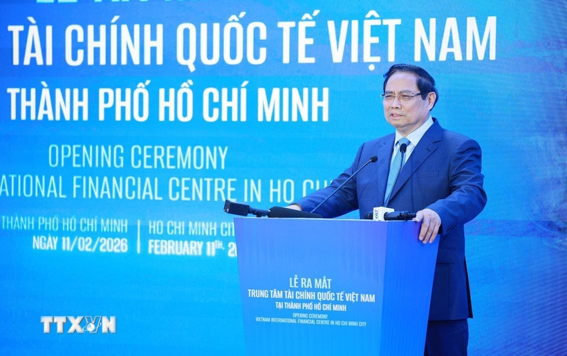 Thủ tướng Phạm Minh Chính tuyên bố ra mắt Trung tâm Tài chính quốc tế Việt Nam