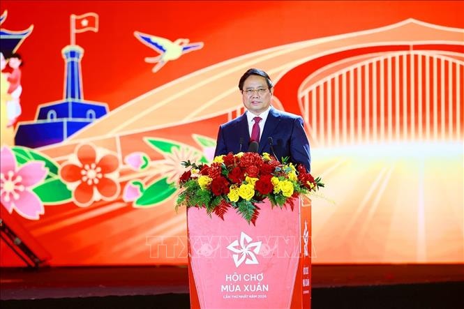Thủ tướng Phạm Minh Chính dự Lễ bế mạc Hội chợ Mùa Xuân