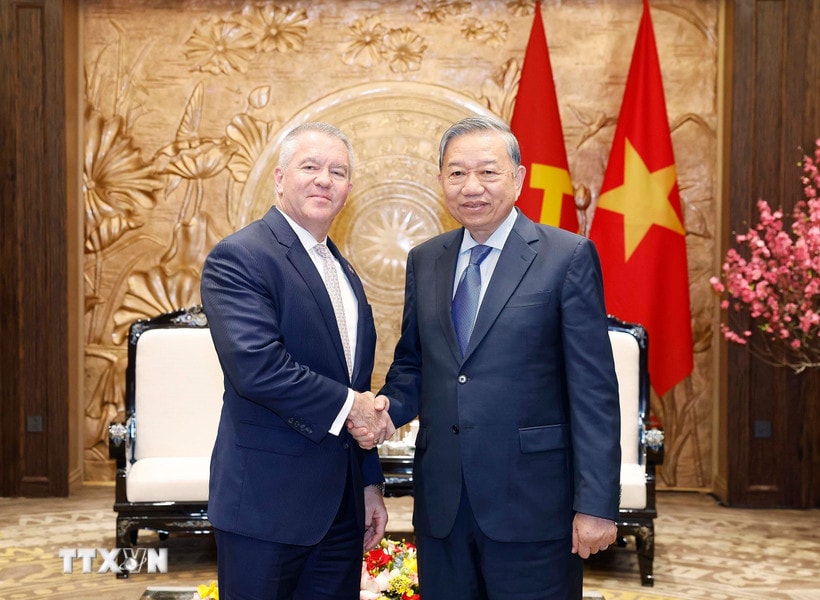 Tổng Bí thư Tô Lâm tiếp Trợ lý Ngoại trưởng Hoa Kỳ Michael DeSombre