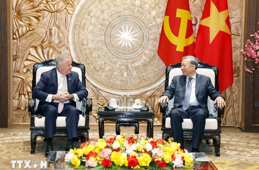 Tổng Bí thư Tô Lâm tiếp Trợ lý Ngoại trưởng Hoa Kỳ Michael DeSombre