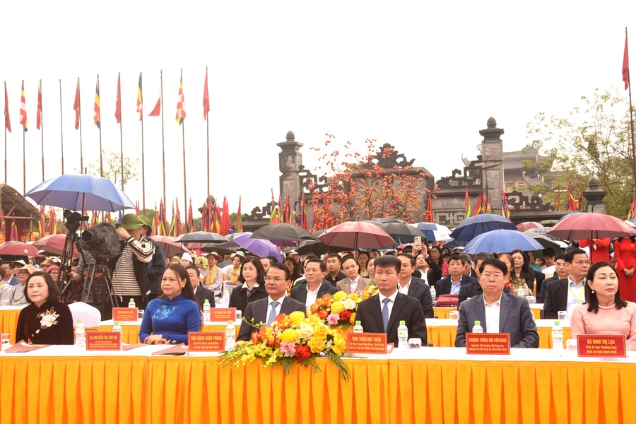 Phó Chủ tịch Quốc hội Nguyễn Thị Thanh dự khai mạc Hội xuân Bái Đính 2026