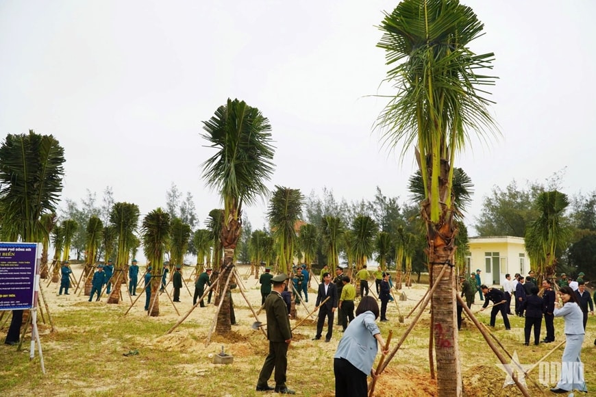 Quảng Trị: Ra quân phát động Tết trồng cây