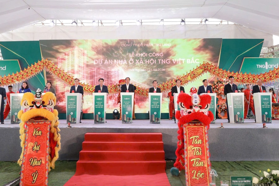Thái Nguyên khởi công Dự án Nhà ở xã hội TNG Việt Bắc