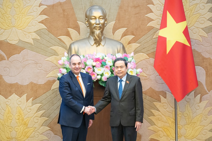Chủ tịch Quốc hội Trần Thanh Mẫn tiếp Phó Chủ tịch thứ nhất Quốc hội Hy Lạp