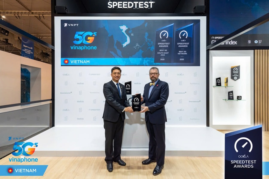 VinaPhone xác lập vị thế "Mạng 5G tốt nhất Đông Nam Á" tại MWC 2026: Dấu ấn 30 năm nâng tầm hạ tầng số Việt Nam