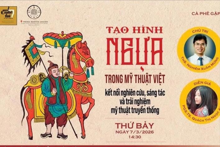 "Tạo hình ngựa trong mỹ thuật Việt" - Kết nối nghiên cứu, sáng tác và trải nghiệm